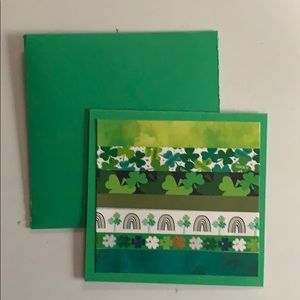 Homemade Saint Patrick’s day card